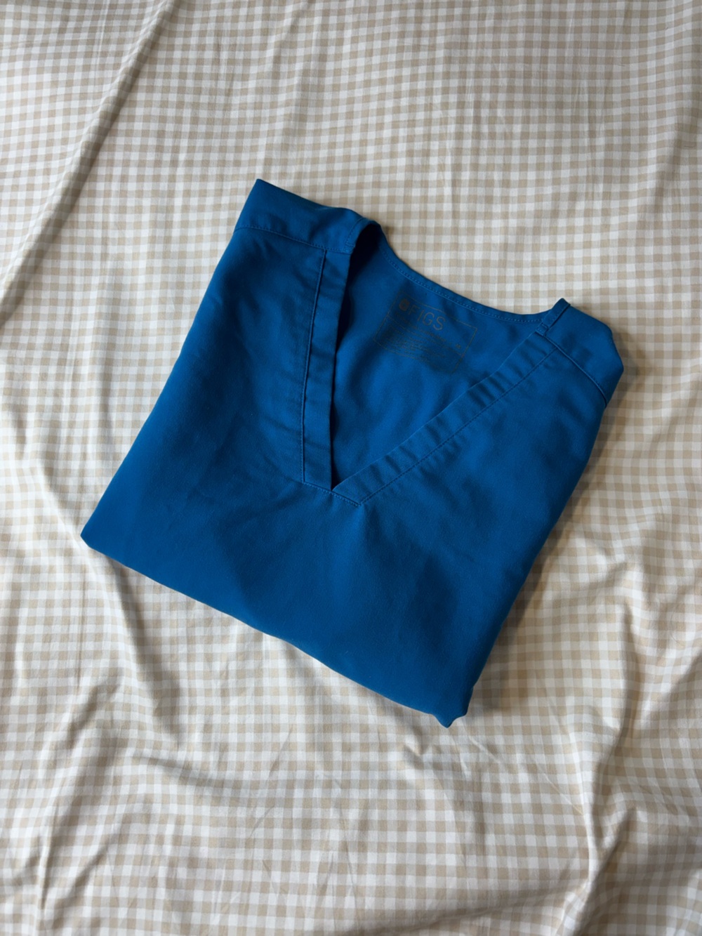 Figs Alpa Blue Casma Scrub Top